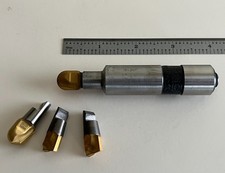 SECO MINI-MASTERS ENDMILL MM12-0.75-3.1-3 INTERCHANGEABLE CARBIDE INSERTS STYLES picture