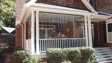Clear Patio Enclosure Winterizing Panels 30 MIL CLEAR GLASS PVC picture