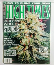 Vintage High Times Magazine July 1995 Party On Wheels Biker Bedlam Sturgis MC5  picture