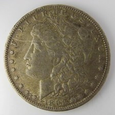 ~VINTAGE AMERICAN SILVER~ 1891-O Morgan Dollar 1$ US Mint Coin XF Z635 picture