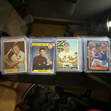 1960s-90s Baseball Card Singles Lot Rose Mays Jeter Robinson Ripken Mantle Ryan picture