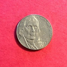 One 2009P Jefferson Nickel Below Fine Circulated Condition Ships Free picture