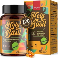CORTISOL SUPPORT WITH HOLY BASIL, ASHWAGANDHA & EUGENOL, SLEEP SUPPLEMENT picture