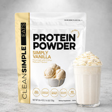 Clean Simple Eats Whey Protein Powder, Simply Vanilla 30 Serving – New Sealed picture