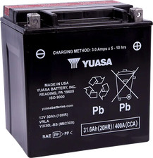 Yuasa YIX30L-BS High Performance Maintenance Free AGM Battery 12V picture