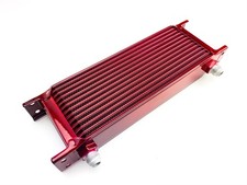 Speedline'z Motorsports High Perf. CANDY RED Powder Coated 13 Row Oil Cooler picture