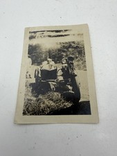 Vintage Photo Motorcycle With Sidecar 1940s 3” X 2” SHIPS FREE IN USA picture