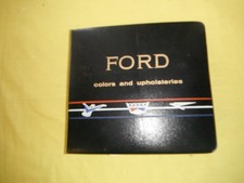 Original  Nice Condition 1961 Ford Dealership Showroom Color & Upholstery  Album picture