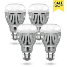 4pcs Energy Saving LED Light Bulbs 100W Equivalent 12W 1600lm 5000K Daylight A19 picture