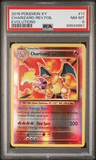2016 Pokemon Xy Evolutions Charizard-Rev.Foil Evolutions PSA 8 #11 picture