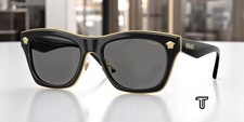 VERSACE VE2272 GB1 81 Black Dark Grey Polar Polarized 53 mm Men's Sunglasses picture