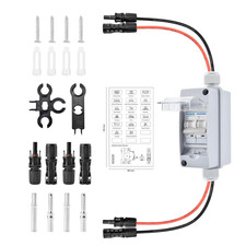 Solar Panel Disconnect Switch 1000V 30Amp IP65 Breaker Box with 2P DC Miniatu... picture