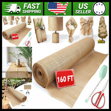Natural Burlap Fabric Roll 40 in x 160 ft, Jute Tree Wrap for Gardening picture