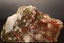 Old Stock WW1 Era Silver Mines MO Greisen - Pyrite, Topaz & Rare Wire Inclusion picture