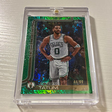 Topps 2024-25 Chrome Flagship Jayson Tatum #1 Green /99 Celtics picture