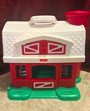 1995 Vintage Fisher-Price Folding Barn Playset MPN 2590 picture
