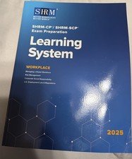 SHRM SHRM-CP/SHRM-SCP Exam Prep Learning System 2025 Set Study Guide  picture
