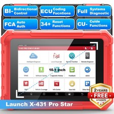LAUNCH X431 Pro Star Elite Bidirectional CANFD DOIP OBD2 Scanner Key Coding Tool picture