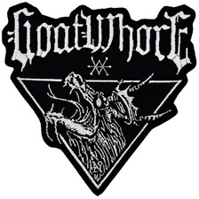 GOATWHORE GOAT (shaped border) EMBROIDERED PATCH picture