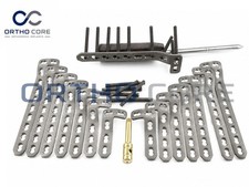 L-Büttress Locking Plate 4.5/5mm 3 to 9 Holes L& R, & LCP Screws 58 Pc Titanium picture