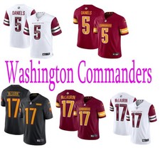 Men's Commanders Player Game Stitched Jersey picture