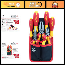 7-Piece Insulated Industrial Pliers & Screwdriver Set - Electrical Tool Kit picture