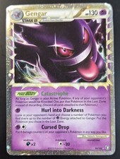 Damaged Pokémon Gengar Prime Ultra Rare Holo 94/102 Triumphant TCG Card - DMG picture
