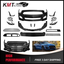 Fits 2015-2017 Ford Mustang GT500 Style Front Bumper Conversion With Front Lip picture
