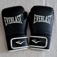 Everlast Protex2 Sparring Boxing Gloves 14 oz L/XL Black/White picture