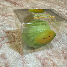Lemon Squishy Squeeze Ball Stress Reliever Toy, color changing Green & Yellow picture