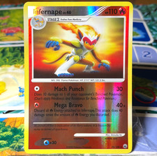 Infernape 22/100 Rare Majestic Dawn Pokemon Reverse Holo VLP picture
