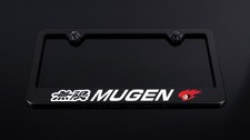 MUGEN POWER RACING Premium Metal License Plate Frame Fits Honda / Acura- Red picture