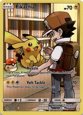 Pikachu (Secret) Holo Secret Rare SM - Cosmic Eclipse 241/236 NM picture