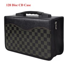 128 Disc CD DVD Case Storage Bag Organizer Holder Portable Wallet Album Box picture