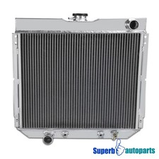 Fits 1967-1969 Mustang Aluminum Cooling Radiator V8 3-Row Core MT 20'' picture