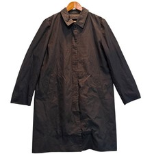 Vintage Barney’s New York Jacket Women Large Black Long Coat Designer Button 90s picture