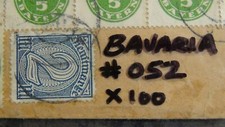 Stampsweis Bavaria stamps on cover RARE est 101 classic stamps picture