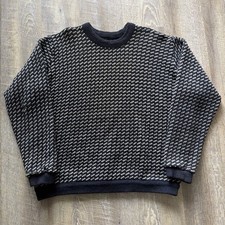 Vintage L.L. Bean Birdseye Sweater Wool Rayon Made In Norway XXL picture