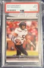 2017 Leaf Draft #56 Pat Mahomes II PSA 9 picture