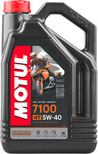 Motul 7100 4T Motorcycle Synthetic Engine Oil 4L 5W-40 104087 picture