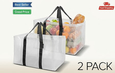 76L Transparent Collapsible Storage Baskets – 2 Pack picture