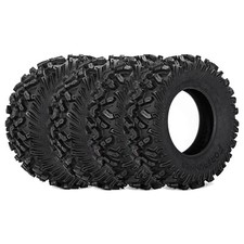 Set 4 25x10-12 25x8-12 6PR ATV UTV Tires 25x8x12 25x10x12 All Terrain Heavy Duty picture