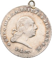 Brunswick Calenberg Hanover 1/6 Thaler George III 1797 PLM Silver #418 picture