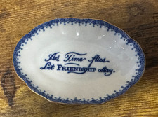 Mottahedeh CINCINNATI SERVICE Williamsburg Sentiment Tray 5 7/8