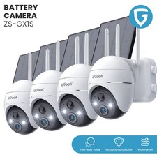 4PCS ieGeek Outdoor Wireless Solar Security Camera PTZ Home WiFi Battery CCTV picture