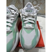 Puma RS-X Reinvent Biscay Green White Sneakers  Womens 8.5 picture