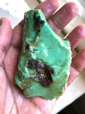 Natural Chrysoprase Rough Gemstone | Green Gemstones | 178 Gram picture