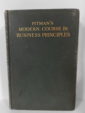 Pitmans Modern Course In Business Principles 1937 picture