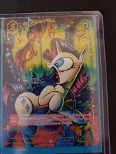 Kayou My Little Pony Card Game Rarity Signature Stamped Holo #BP02-CR06 picture