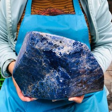 11.63LB Large Natural Blue Vein Stone Quartz Crystal Mineral Healing Sample 5888 picture